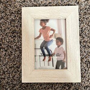 Brand new 4x6 Washed White Wood Picture Frame